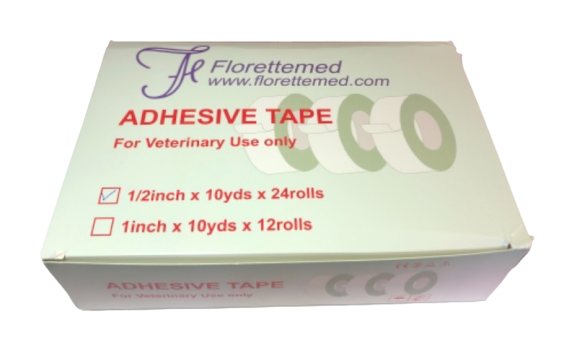 Adhesive Surgical Tape 1/2in X 10 yds Box of 24